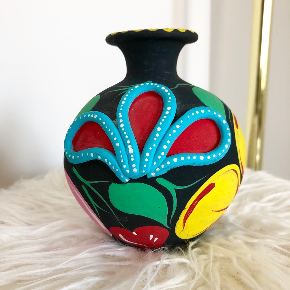 Tropical Floral Mini Vase Dominican Republic
